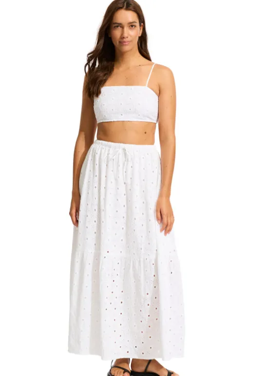 Seafolly Lulu Broderie Skirt Clearance