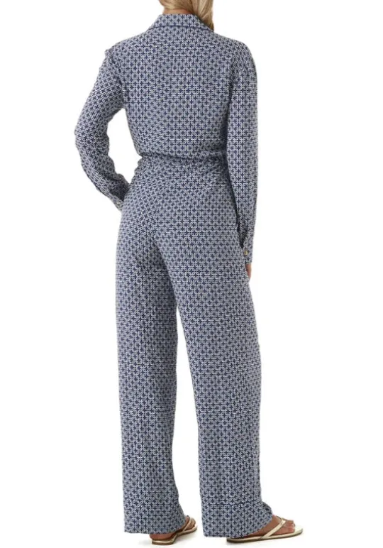 Melissa Odabash Lynn Jumpsuit Links Navy Clearance