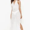 Melissa Odabash Maddie Crochet Beach Dress White Discount