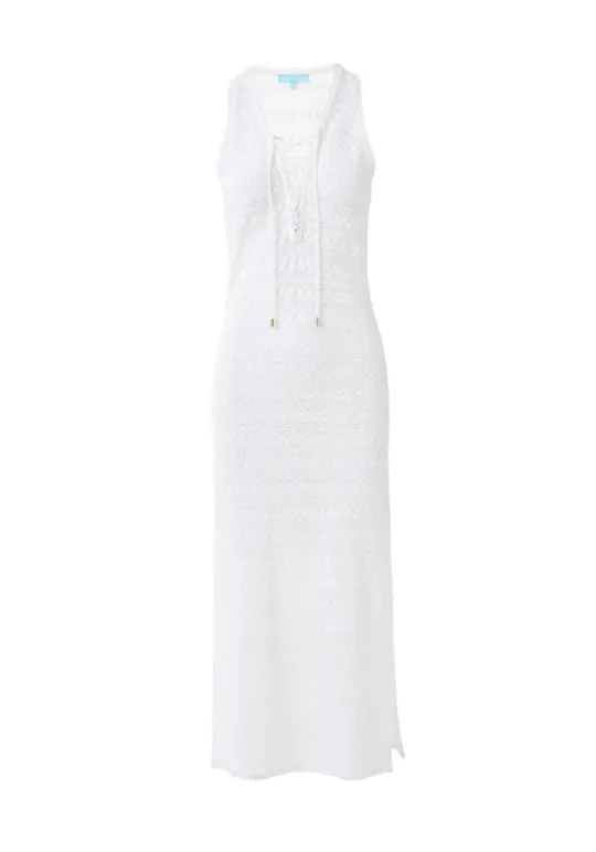 Melissa Odabash Maddie Crochet Beach Dress White Discount