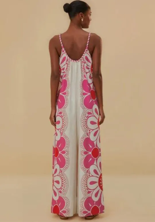 Farm Rio Maia Jumpsuit New