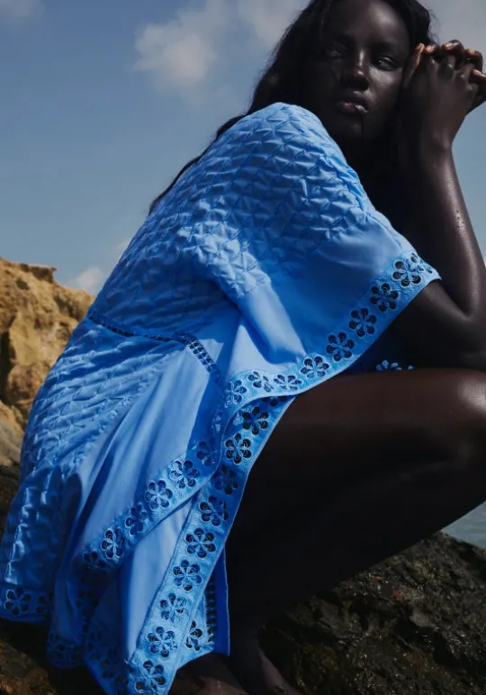 Charo Ruiz Maisie Kaftan Blue Sale