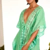Charo Ruiz Maisie Kaftan Green WashedGreen Sale