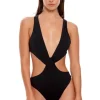 Agua Bendita Malibu Fera Swimsuit Black Fashion