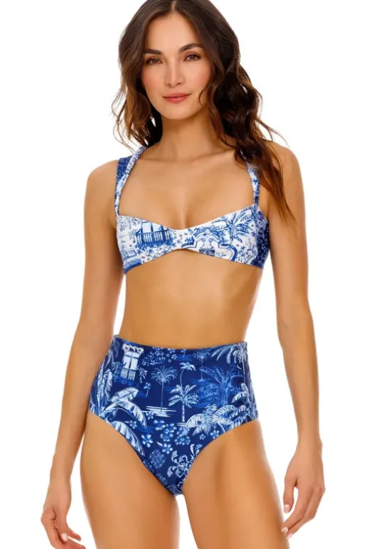 Agua Bendita Malory High Waisted Tales Bikini Discount