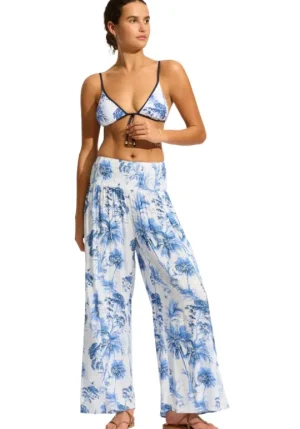 Seafolly Marbella Shirred Waist Pants Online