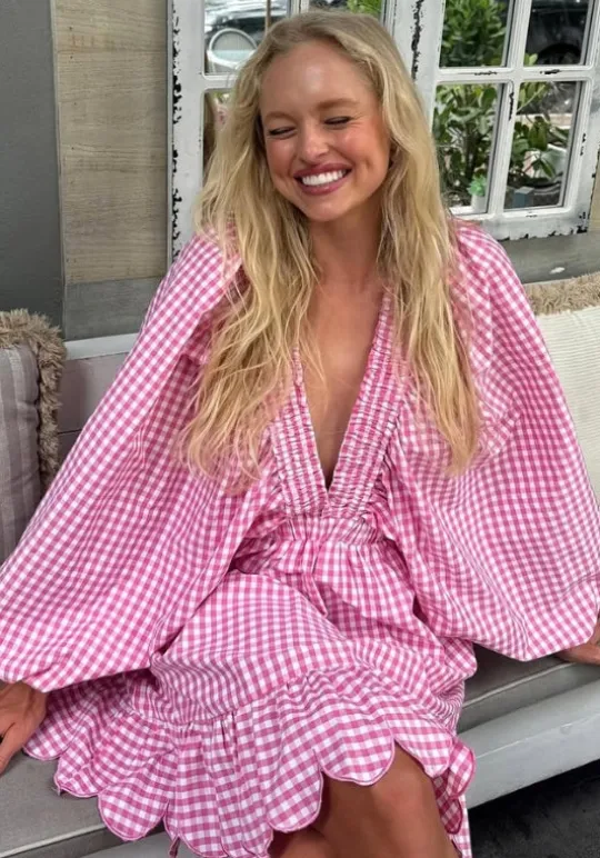 Sundress Marine Short Dress Pink Discount