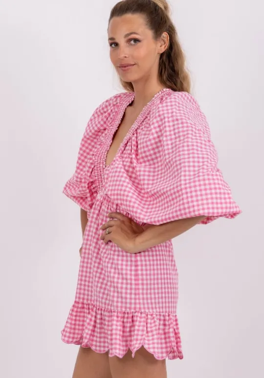 Sundress Marine Short Dress Pink Discount