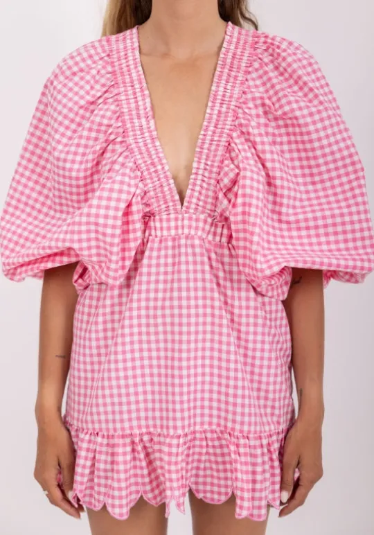 Sundress Marine Short Dress Pink Discount