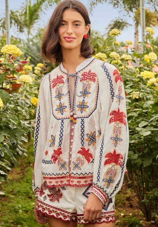 Farm Rio Marys Tiles Shorts Sale