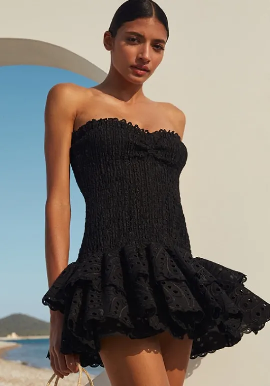 Charo Ruiz Megan Dress Black Clearance