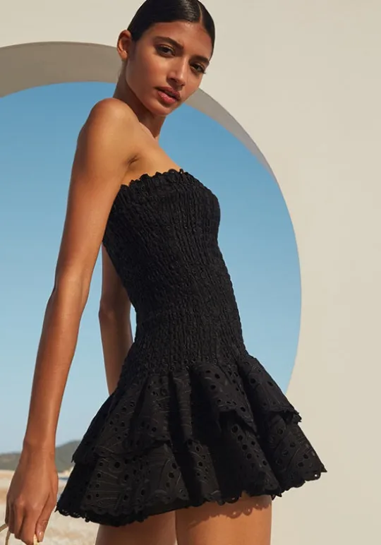 Charo Ruiz Megan Dress Black Clearance