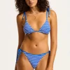Seafolly Mesh Effect Triangle Bikini Azure Mesh Effect Azure Hot