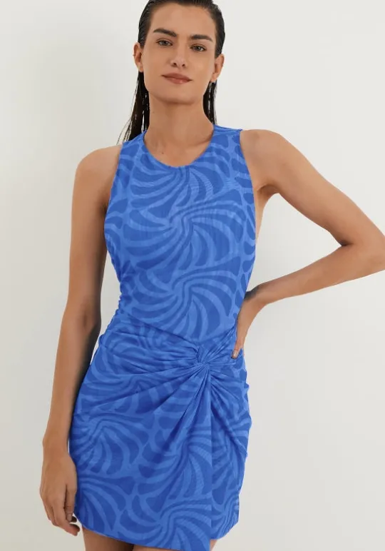 Vix Swimwear Mila Short Cover Up Neptune Hot