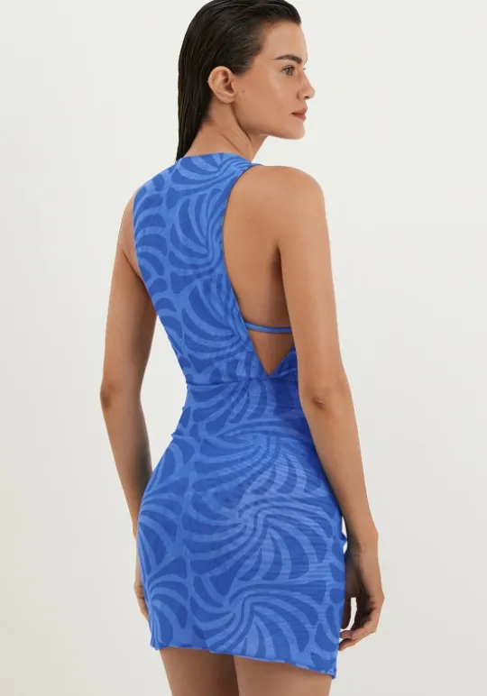 Vix Swimwear Mila Short Cover Up Neptune Hot