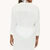 PQ Swim Millie Tie Coverup Off White Outlet