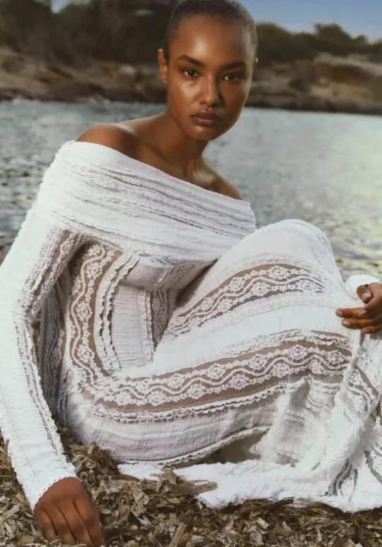 Charo Ruiz Minerva Long Dress White Discount