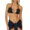 PQ Swim Mini Sarong Black Best