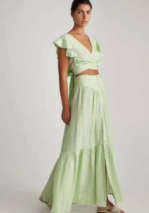 Pearl & Caviar Mint Zakar Skirt Best