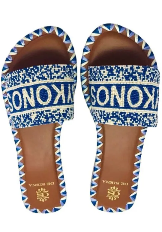 De Siena Mykonos Sandals Blue Online