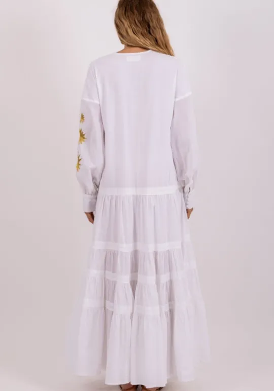Sundress Nady Long Dress White Discount