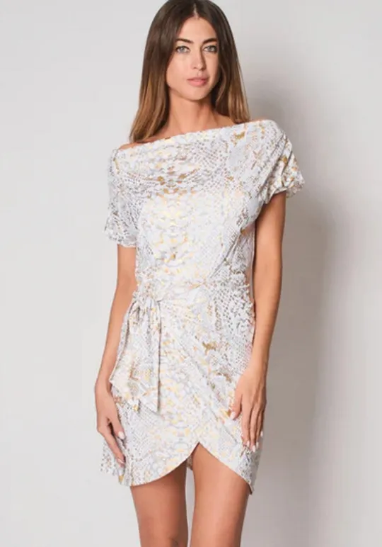 Naia Beach Naples Dress Silver Snake Best