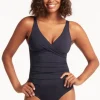 Sea Level Night Sky Cross Front Swimsuit Online
