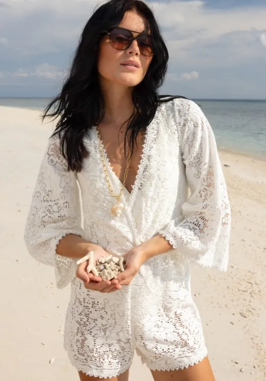 Miss June Oasis Romper White Online