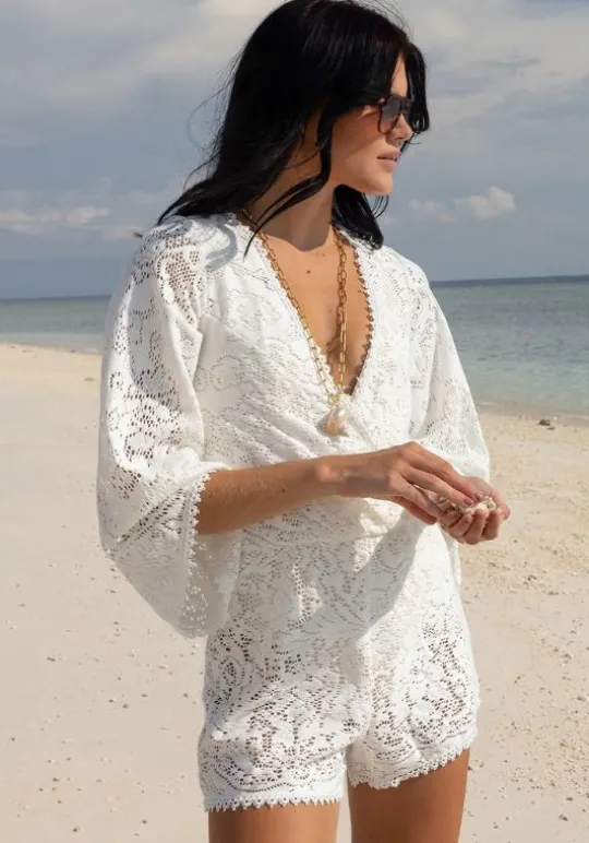 Miss June Oasis Romper White Online