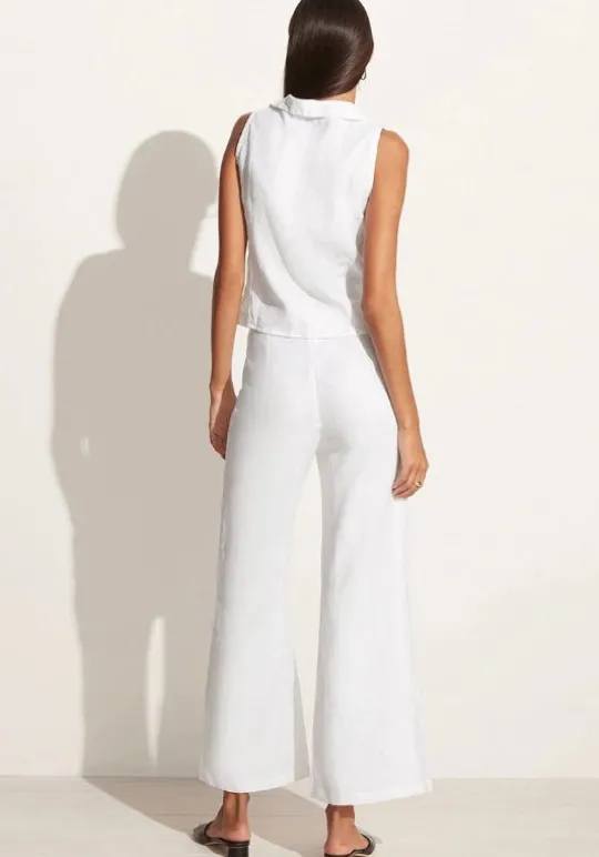 Faithfull The Brand Ottavio Pant White Sale