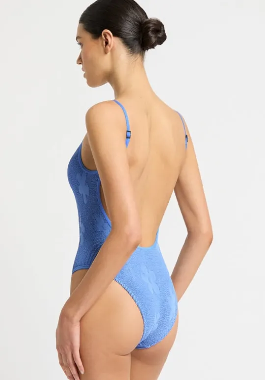 Bond-Eye Palace Swimsuit Floral Cornflower Discount