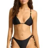 Seafolly Palermo Triangle Bikini Black Online