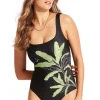 Seafolly Palm Paradise DD Swimsuit Black Online