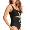 Seafolly Palm Paradise DD Swimsuit Black Online