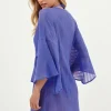 Vix Swimwear Perola Knot Cover Up Ethereal Blue Etheral Sale