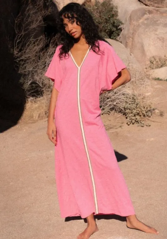 Pitusa Pima Abaya Kaftan Bubblegum Discount