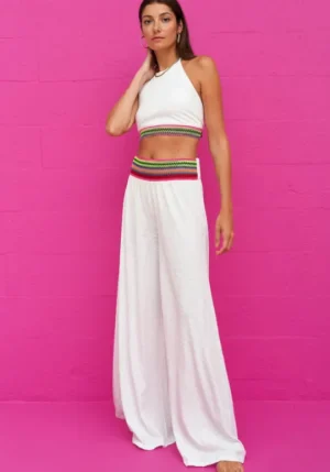 Pitusa Pima Halter Set White Clearance