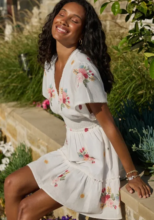 PQ Swim Polly Dress Waterlily Online