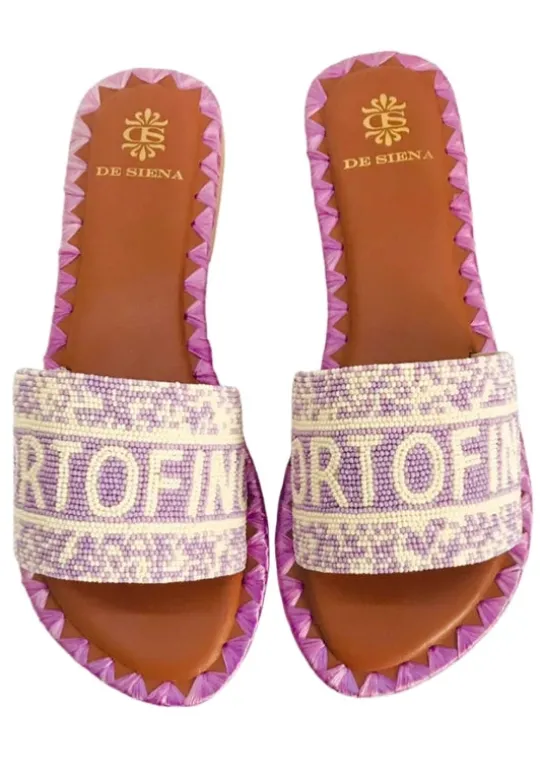 De Siena Portofino Sandals Purple Outlet