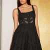 Charo Ruiz Ricka Dress Black New