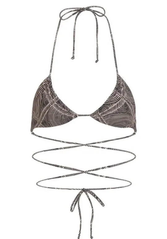 Away That Day Rio Bikini Black Stripe Outlet