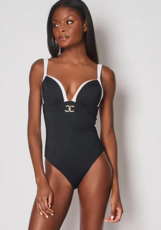 Naia Beach Riviera Moulded Swimsuit New