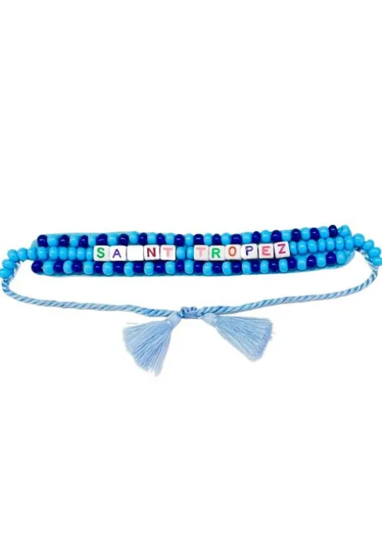 De Siena Saint Tropez Beaded Resort Bracelet Blue Online