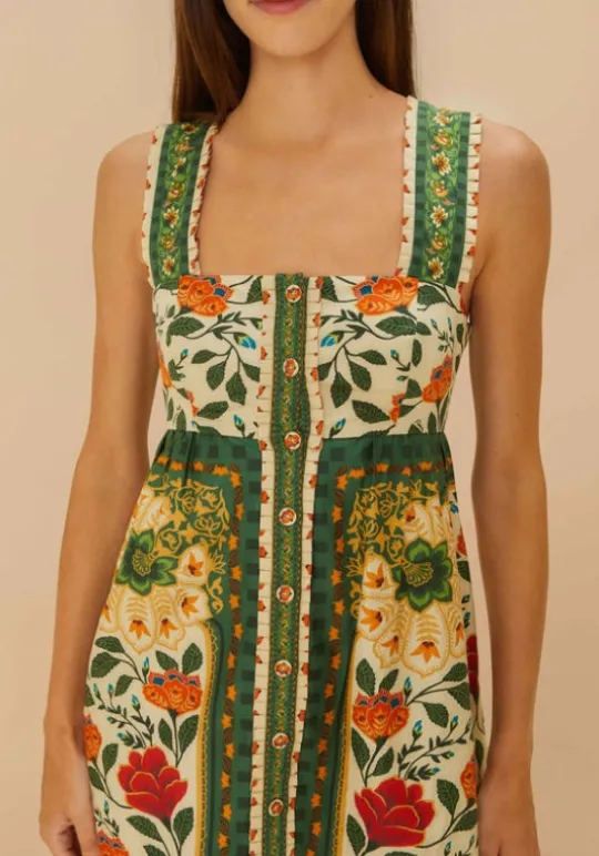 Farm Rio Sand Garden Tapestry Maxi Dress Online