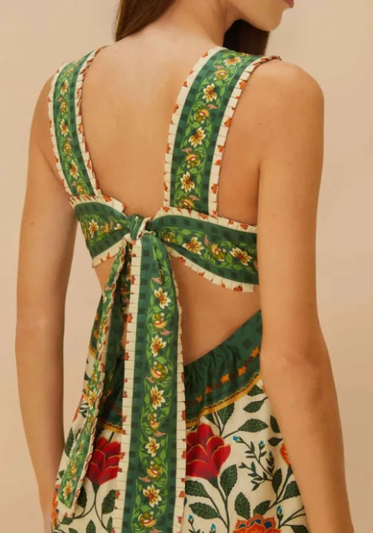 Farm Rio Sand Garden Tapestry Maxi Dress Online