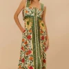 Farm Rio Sand Garden Tapestry Maxi Dress Online