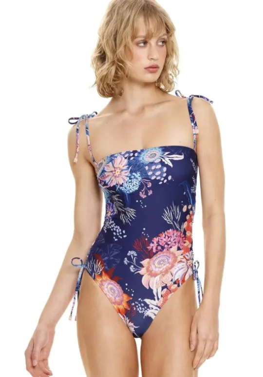 Agua Bendita Sandy Swimsuit Navy Sale
