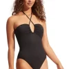 Seafolly Seadive Bandeau Swimsuit Fashion