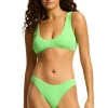 Seafolly Seadive Multi Fit Longline Bikini Summer Green SummerGreen New