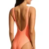 Seafolly Seadive Retro Swimsuit Peach Pink Online